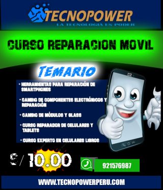 CURSO REPARACION MOVIL - CELULARES - TABLETS