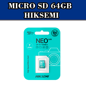 MEMORIA MICRO SD 64GB HIKSEMI