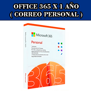 OFFICE 365 - CORREO PERSONAL