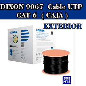 CABLE EXTERIOR CAT6 MODELO 9067  DIXON - CAJA