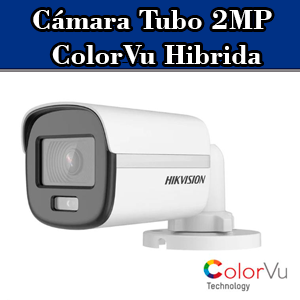 Cámara Tubo 2 MP ColorVu Hibrida