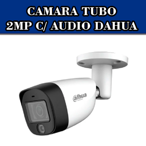 CAMARA TUBO 2MP C/ AUDIO DAHUA